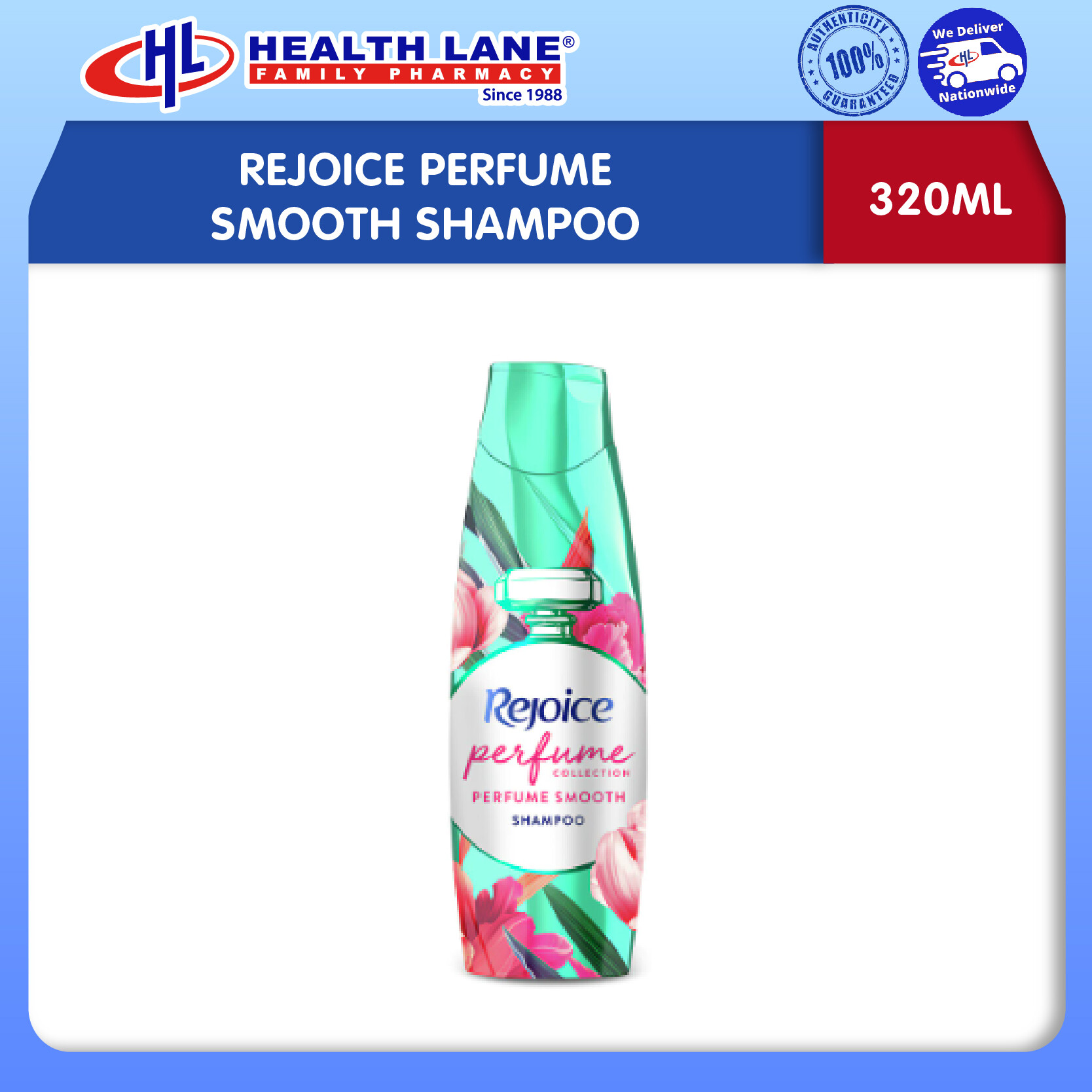 REJOICE PERFUME SMOOTH SYAMPU (320ML)